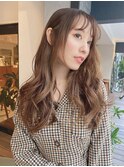 ゆるふわウェーブ×メルティ―ベージュカラー