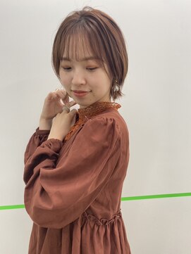ドルセプラタ(Dulce plata) 大人可愛いショート×ナチュラル透け感前髪ナチュラルブラウン