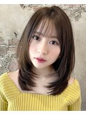 さらっとふわっとレイヤーカット/新宿/髪質改善/シースルー前髪
