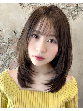 アフロート ルヴア(AFLOAT RUVUA) さらっとふわっとレイヤーカット/新宿/髪質改善/シースルー前髪