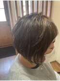 アシメショートボブ