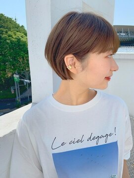 ロンドエニカ 大宮(Lond enika) ミニウルフレイヤーカット顔周りカット前髪カットショート/大宮