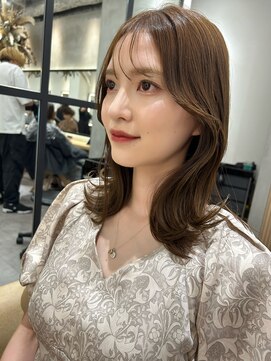 グロー 大宮(GLROW) 韓国　シースルー前髪　ベージュ　haruhi【大宮】