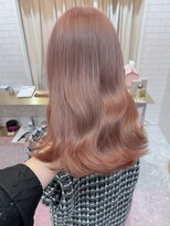 ロンド レア 天神大名店(Lond Le’a)&nbsp;ダブルカラーピンクベージュベージュカラーケアブリーチレイヤー