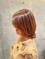 ニカ 溝の口(NICA)&nbsp;オレンジカラー×ボブレイヤー＊【NICA 溝の口店】