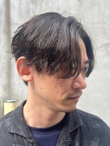 メンズココ 清澄白河店(MENS COCO)&nbsp;ツイストスパイラルパーマメンズパーマセンターパートマッシュ