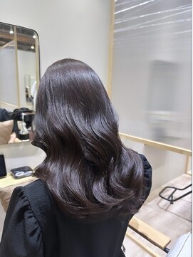 ジーナ 川崎(Zina) 艶感◎暗めラベンダーグレージュ 【zina 中村】