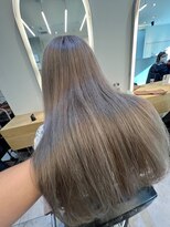 ジーナ 船橋(Zina)&nbsp;髪質改善＊ロングレイヤーグレーベージュ＊美髪【Zina船橋】