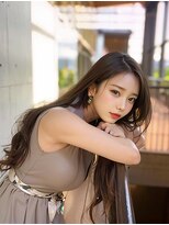 オリジンズヘアーセカンド 守谷店(Origins hair 2nd)&nbsp;ロングレイヤー×ベージュカラー×｢髪質再生｣ BYKARTE TR