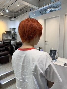 ロカ 表参道(loka) ハイトーン/マッシュショート[表参道/ブリーチ/ハイライト]Mai