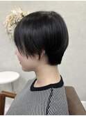 ショートカットハンサムショートレイヤーショート岡山南中央町
