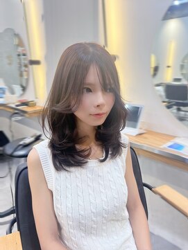 イオエ 梅田(ioe) ダブルカラー/大人ボブ/黒髪スタイル/髪質改善/縮毛矯正