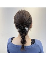 【井出 朱音】編みおろしヘアセット