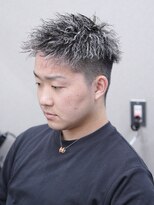 スラッシュ(SLASH)&nbsp;メンズパーマ/ハイライト/短髪/フェードカット/ツイスト/姫路