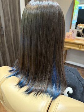 ルシードスタイル ナチュールトゥ(LUCIDO STYLE nature to) インナーカラー/ブルーカラー