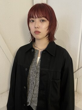 ソイ コンク 下北沢(soi conc) layer/ブリーチなしダブルカラー/red_下北沢