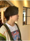 ハンサムショートパーマくるくるパーママッシュパーマボブ