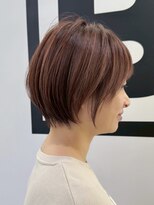 ブレス ヘアデザイン(BLESS hair design)&nbsp;静岡ショートボブタッセルボブ白髪染めミニボブくびれショート