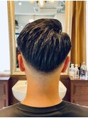 【20代 男性】ロンドン七三スキンフェード（大宮/バーバー）