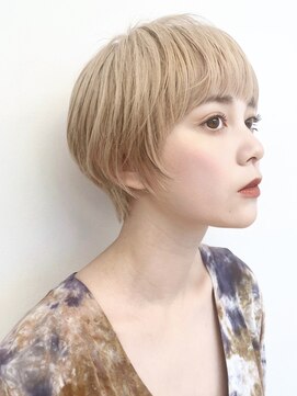 セイドット フクオカ(Say.FUKUOKA) 【Say.福岡】マッシュショート×ホワイトミルクティー×ブリーチ