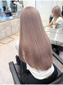 韓国風ミルクティーベージュブラウンカラーグレージュカラー