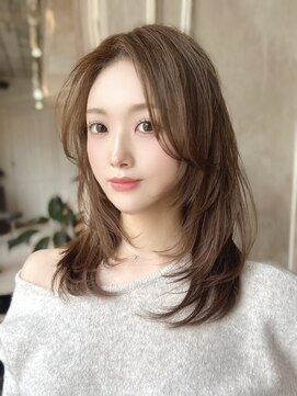 トリア(the tria) 似合わせ/レイヤーカット/グレージュ／ベージュ/髪質改善