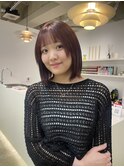 似合わせカット/大人ガーリー/ダークアッシュ【千葉/千葉駅】
