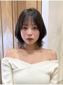 【大重】韓国風くびれボブ/レイヤー/前髪縮毛矯正/髪質改善/新宿