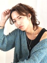 ビカム 名駅(become)&nbsp;【メンズミディアム】毛流れスパイラルメンズロング