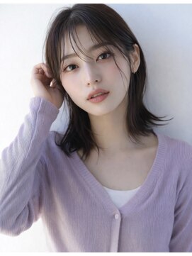 ノア マルヤマ(Noa maruyama) 小顔カット_外はねミディ
