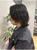 トレンド！波巻きパーマ！！