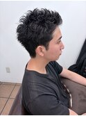 直毛でも癖毛でも決まるスパイキーパーマ【ひばりヶ丘メンズ】