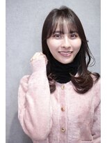 リメル 奥沢自由が丘店(Remel) ミディアムレイヤー/顔周りレイヤー/韓国風/ワンカール/自由が丘