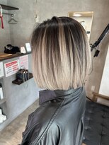 リエンス(RIENS)&nbsp;【RIENS】バレイヤージュ×切りっぱなしボブ