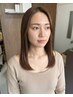 【仮予約の方限定/迷ったなら、まず相談。】骨格似合わせカット＋極艶カラー