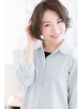 ミック 日暮里店(miq) 色っぽかわいい♪エアリーフェミニンボブ