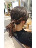 インナーカラー♪ポニーテールヘアアレンジ♪【担当 木村沙織】