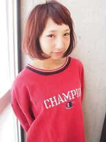ヘアーサロンブランコ(hair salon blanco)&nbsp;チェリーレッド×ボブ☆