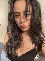 ソルトウォーター(SALT WATER)&nbsp;SUSAKI外国人風センターパートグレージュロブ