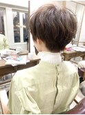 [ALLY阿部]透明感のあるベージュ×シンプルなショート
