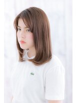 ミック ヘアアンドビューティー 大山店(miq  Hair&Beauty)&nbsp;好感度◎リラクシーくすみカラーワンカールストレートa