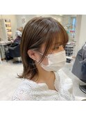 小顔に見える韓国風フェザーバング PRIMA ange 中目黒