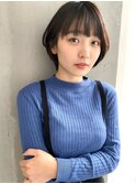 小顔ショートボブ