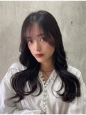 韓国、ワンホン、ショコラベージュ、ミディアムヘア
