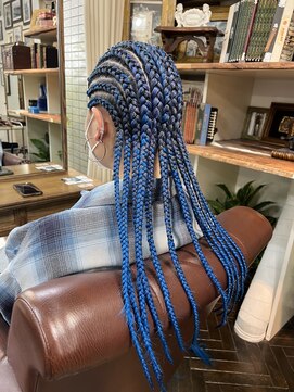 バイブアンドアネックス(VIBE & ANNEX) コーンロウ12本構成