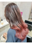 グラデーションピンク