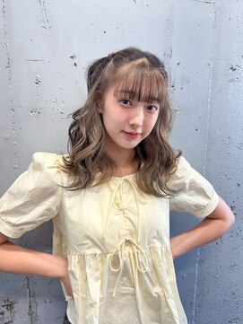 タロ(TALO) 【TALO】ヘアアレンジも映えるインナーカラー