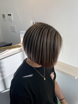 スキル 石岡(SKILL) 白髪ぼかしハイライト