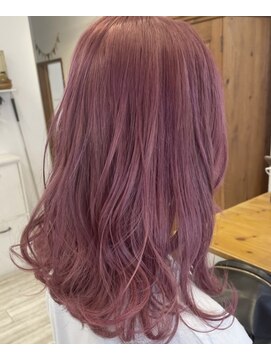 フラバー(flover) 【Miyuki】ブリーチ2回以上でつくるペールピンク