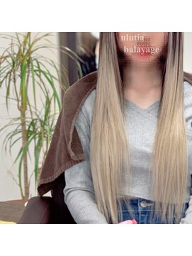 ウルティア(ulutia) ブラウン×ミルクティー